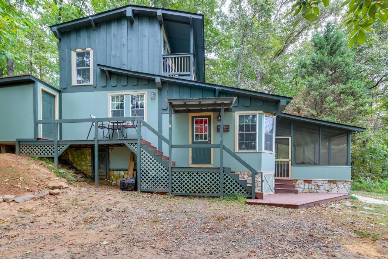 Mountaintop Ellijay Cabin With Private Hot Tub Экстерьер фото