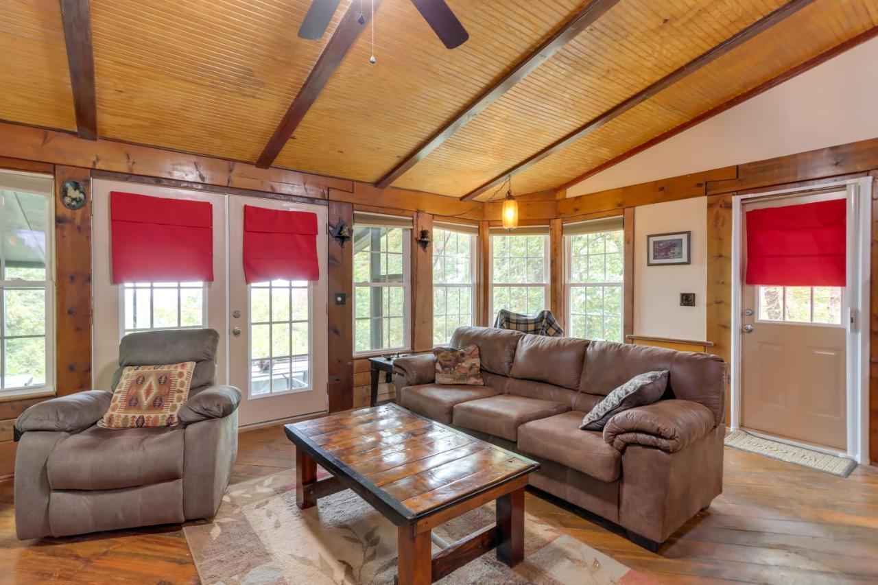 Mountaintop Ellijay Cabin With Private Hot Tub Экстерьер фото